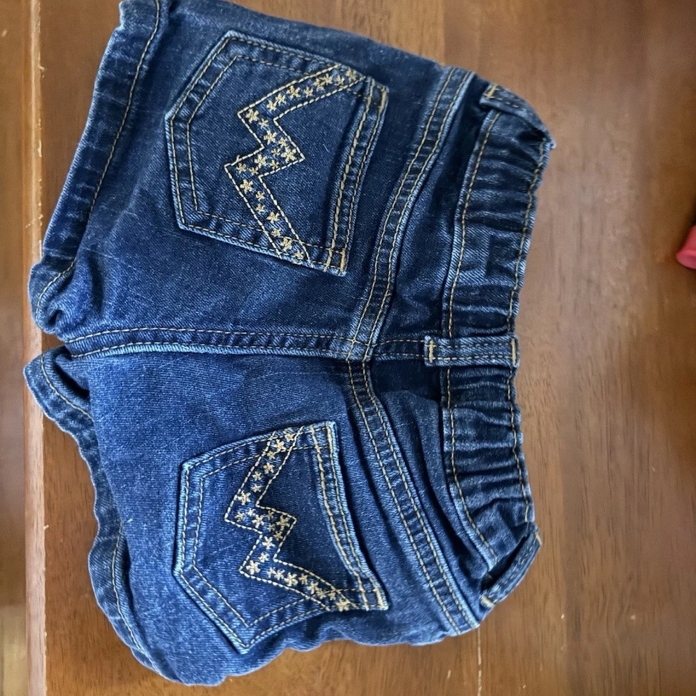 Wrangler Blue Denim Shorts 18 mos